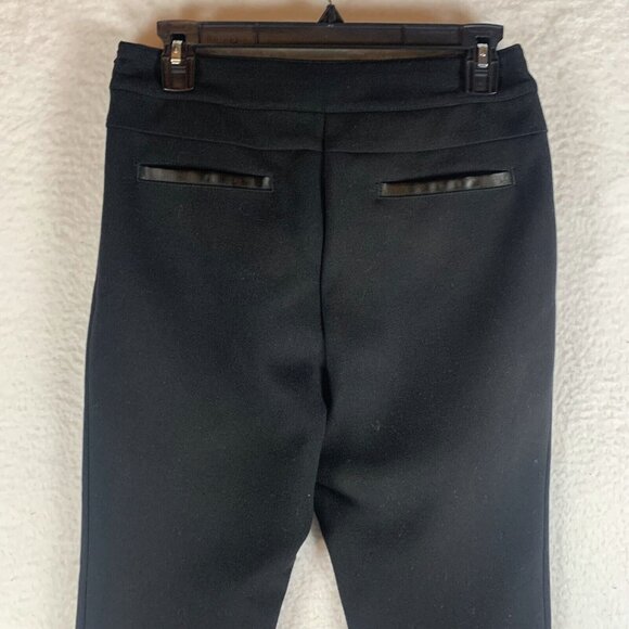 Cartonnier Anthropologie Pants Pull On Women's 4 Black Stretch Slash Pocket 9706 - Picture 10 of 13